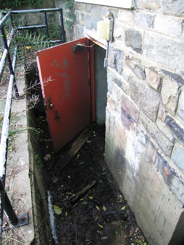 Midget door to the basement
