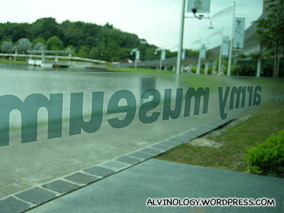 The Army Museum - reminds me of reservist which I hate