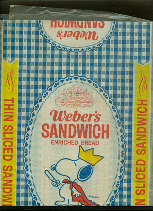 Weber's Snoopy Bread Wrapper