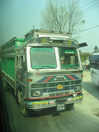 Typical Nepali truck