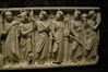 Roman female sarcophagus muses right side