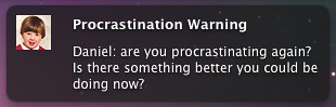 Procrastination Warning