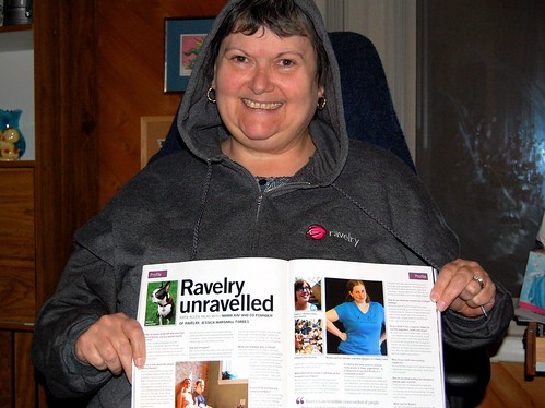 Ravelry article - Knitting Nov '08