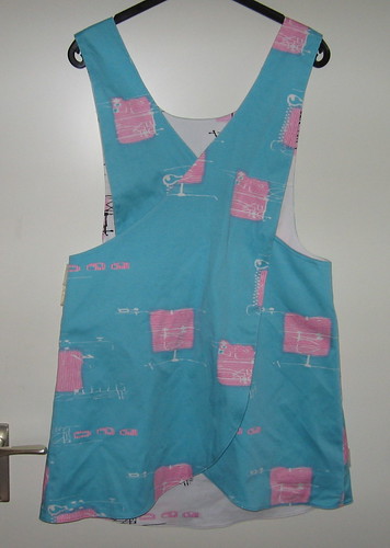 Cotton Candy Colored Reversible Apron