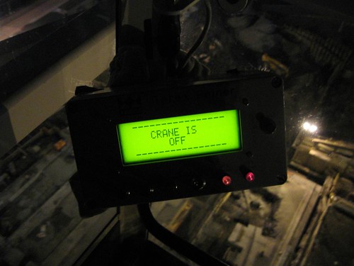 Crane control panel