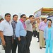 RD Jerome dela Rosa, Usec. Rafael Yabut, Sec. Jesus Dureza, Ed Angara - PGMA Visit Inspection of Bankerohan Bridge 02272008 1021
