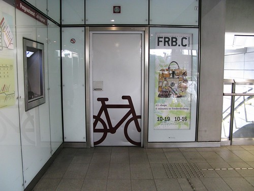 Bike Parking at Metro Station
