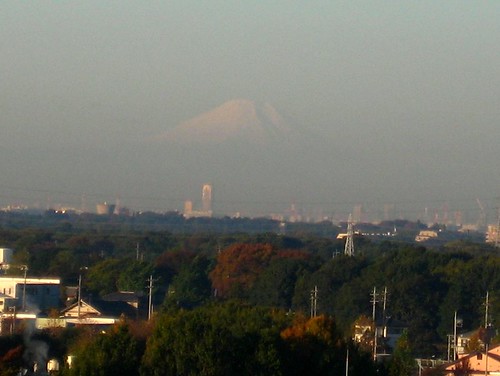 約２週間ぶりに富士山が見えました！まだす...