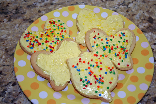 Yellow sugar cookies
