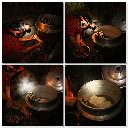 竹筒飯（Bamboo rice cooking）