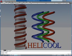 AutoCAD 2009 Rendered HeliCool Drawing
