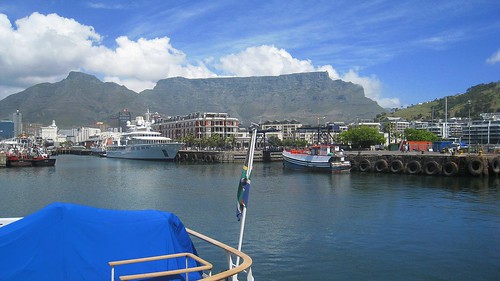 Table Mountain as seen from the waterfront