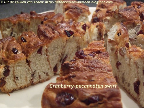 Cranberry-pecannoten swirl
