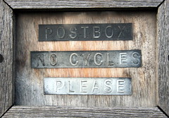 no posting bikes here