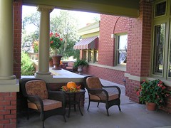 Crowell House front porch