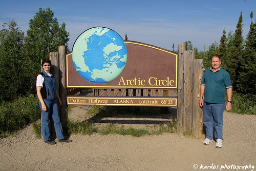 Parents at Arctic Circle