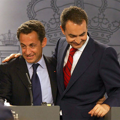Sarkozy y Zapatero