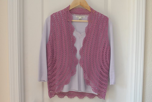 Crochet Bolero - Free knitting Patterns - Shrug  Shawl Patterns