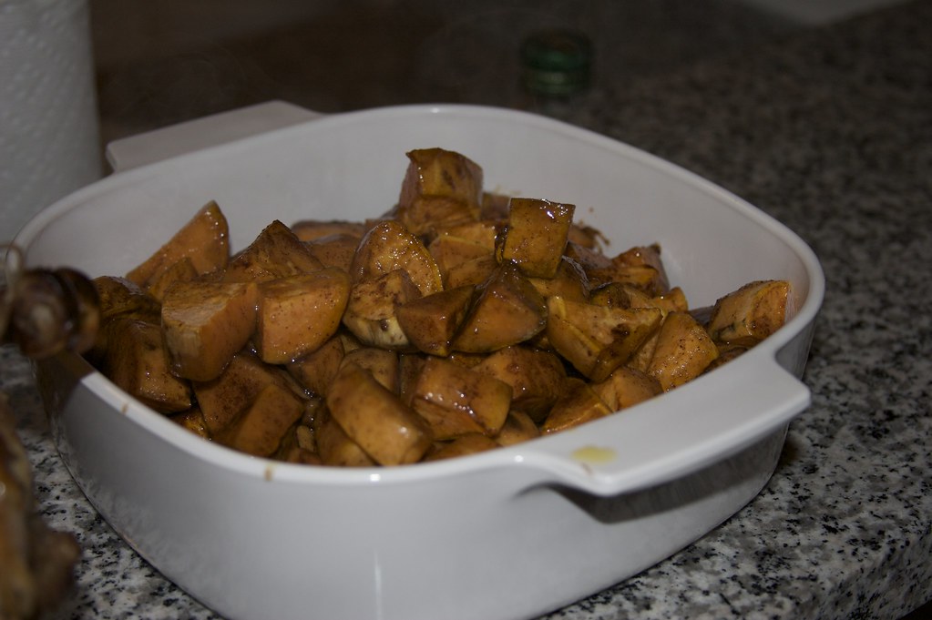 Roasted Sweet Potatoes with Honey Butter