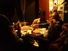 At hostel playing 'asshole'