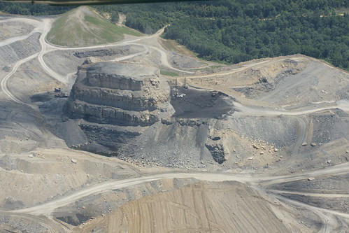 Mountaintop removal coal mine in Floyd or Magoffin County Kentucky