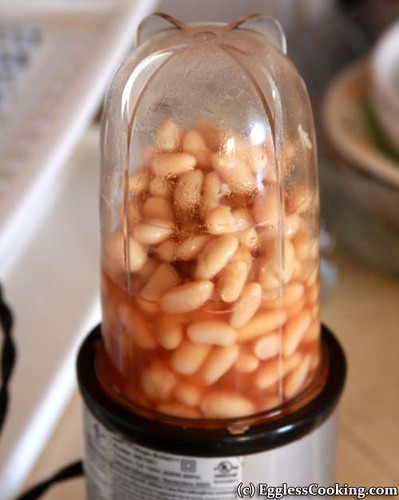 White Beans Soup - blend beans