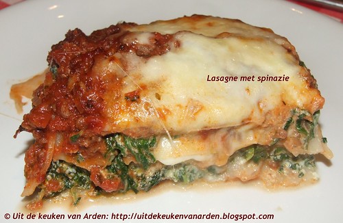 Lasagne met spinazie