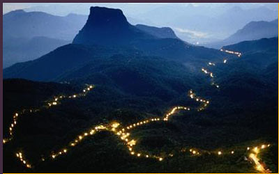 Adam's Peak, Sri Lanka. The Symbol of inter-faith Harmony