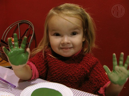 green hands!