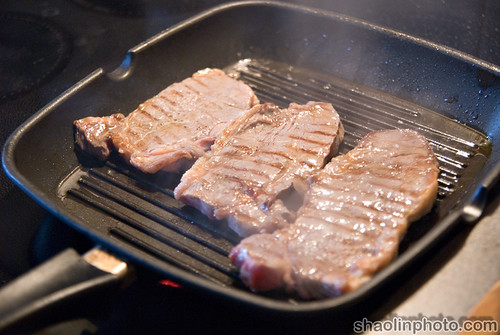 Pan Grilled Steak