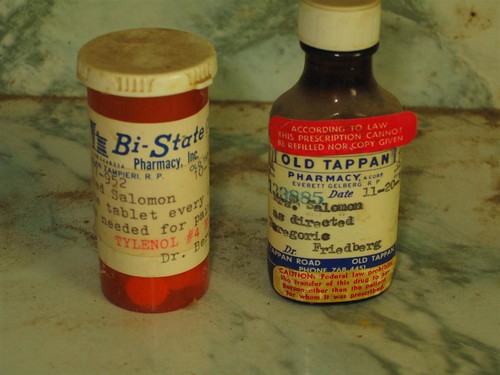 Vintage Paregoric prescription bottle
