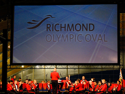 Band at the Richmond Olympic Oval Opening Ceremony