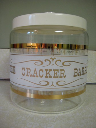 Vintage Pyrex Glass Cracker Barrel Cansiter or Container