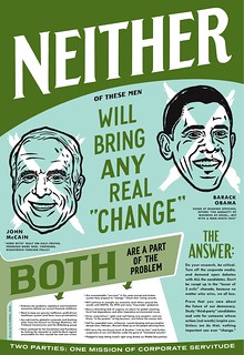 "Neither One" Political Poster