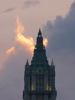 Dramatic sky over Woolworth