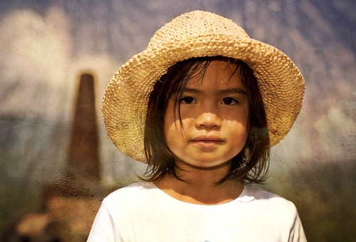 Indonesian Girl with Hat