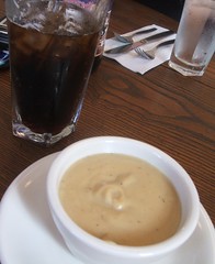 Soup and root beer