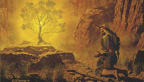 Moisés e a Sarça Ardente (2) Imagens Bíblicas