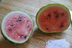 watermelon halves