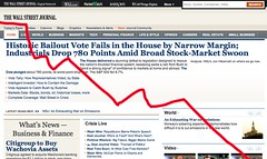 Wall Street Journal "Historic Bailout Vot...
