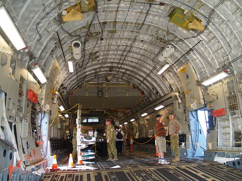 Raaf C 17 Globemaster Interior Amberley Air Show 2008 A