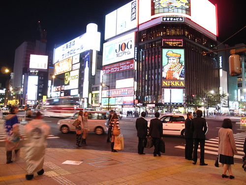 People & Taxis in Susukino