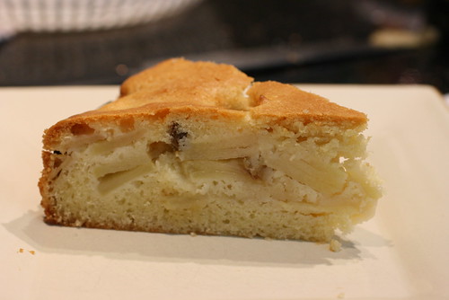 Apple Rum Cake slice