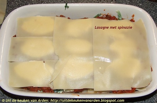 Lasagne met spinazie