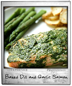 Baked Dill and Garlic Salmon