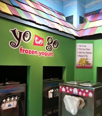 custom vinyl letters yogurt shop 12-Point Signworks Franklin TN