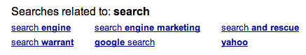 Google Related News Searches
