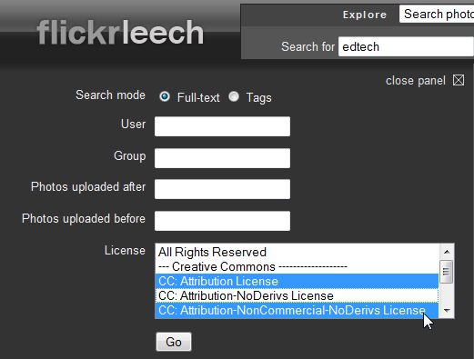 FlickLeech now with Creative Commons | Alvin's Educational Technology Blog