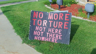 Anti-Torture Vigil - Week 53: Des Moines Menace
