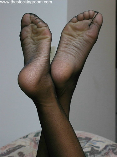Ebony Nylon Feet